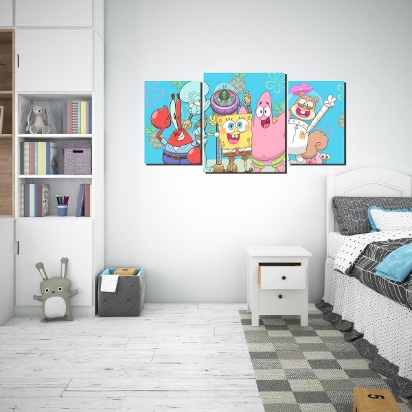 Producto - Bob Esponja Triptico dos medidas MOD 1