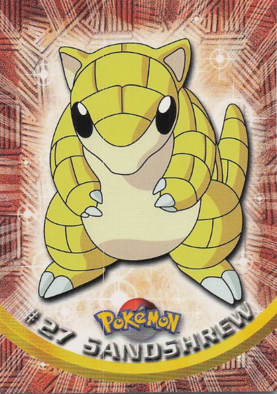 Producto - Sandshrew #27 Topps 1999 Pokemon TV Animation Edition Series 1