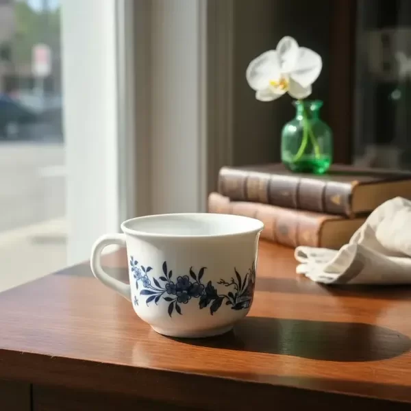 Producto - Tazas De Te Rigopal Vintage Blanco Floreado