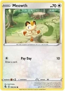 Producto - Meowth Pokemon Fusion Strike TCG Card 199/264