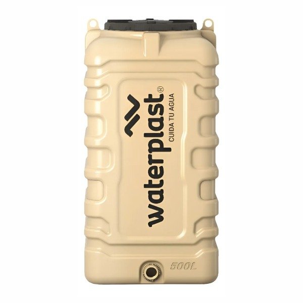 Producto - Tanque Agua Slim Waterplast Vertical Tricapa Proo 500 Litros Color Beige