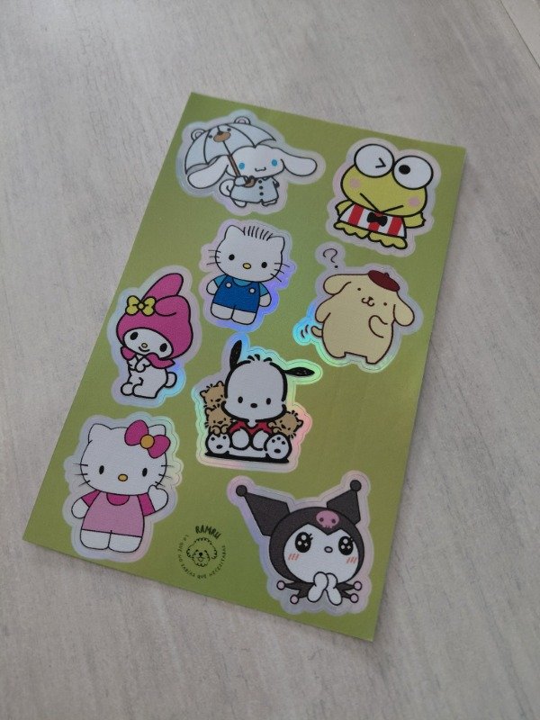 Producto - Planchitas de stickers - Sanrio I