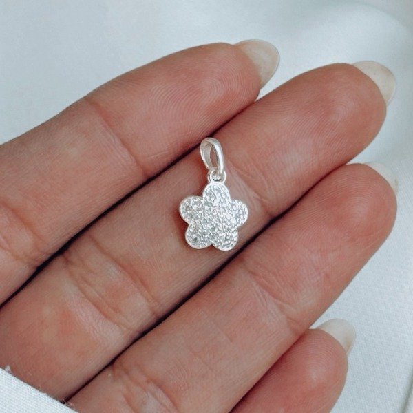 Producto - Dije Flor Plata 925