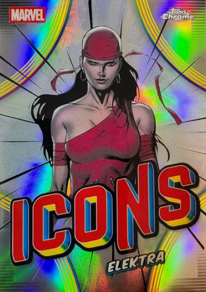 Producto - 2026 Topps Chrome Marvel Insert Marvel Icons Elektra #MI-05 - 0