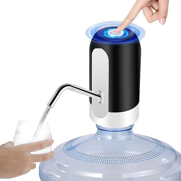 Producto - Bomba Bidones Recargable Usb Color Blanco - 6