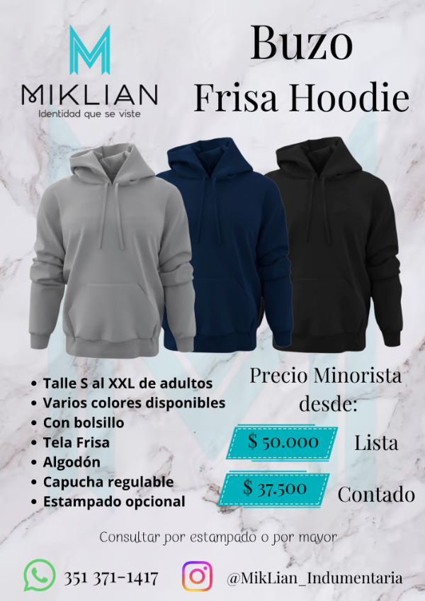 Producto - Buzo Frisa Hoodie
