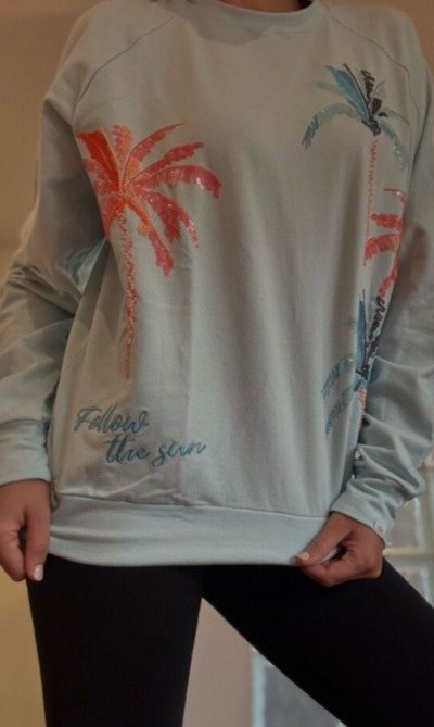 Producto - Buzo rústico palmeras diseño Sunsea - 0