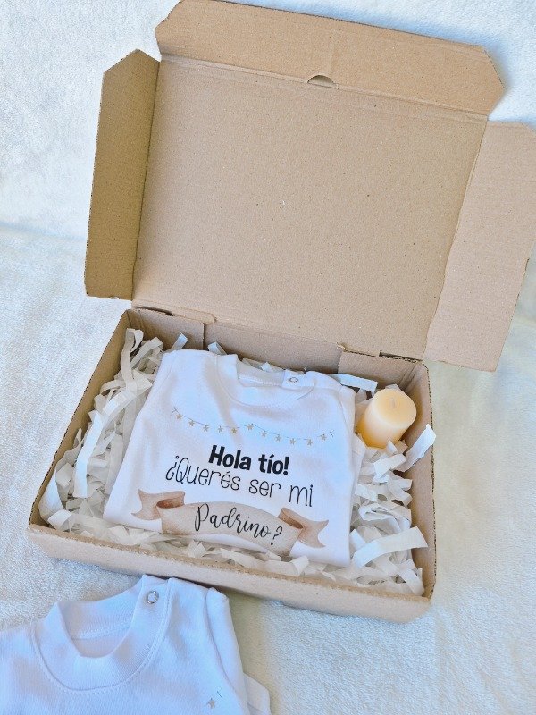 Producto - Caja sorpresa "QUERÉS SER MI PADRINO" liston