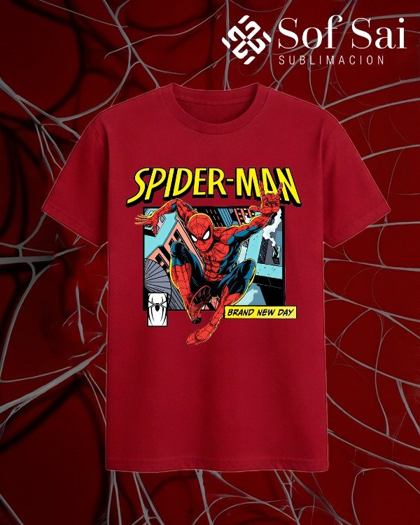 Remera spiderman comic