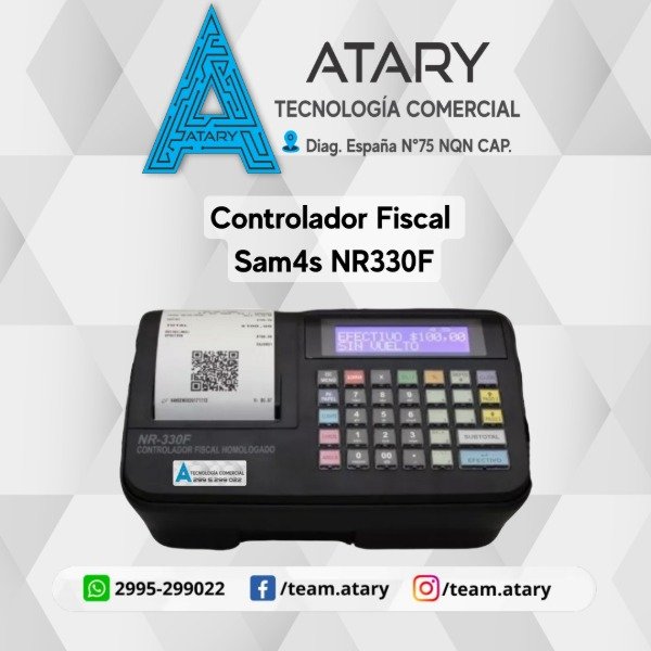 Producto - Controlador Fiscal Sam4s NR330F