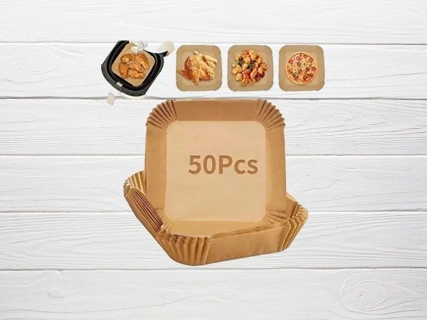 Producto - Molde de Papel Para freidora de Aire x50u CHICA 16x4.5