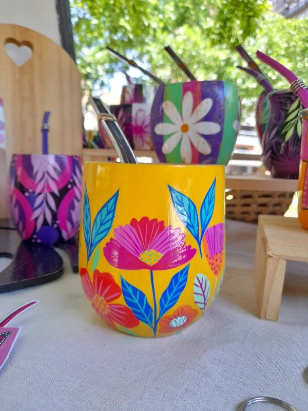 Producto - Mate Oasis amarillo pera grande EN STOCK