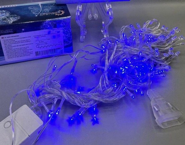 Producto - Luces de navidad 100 color azul