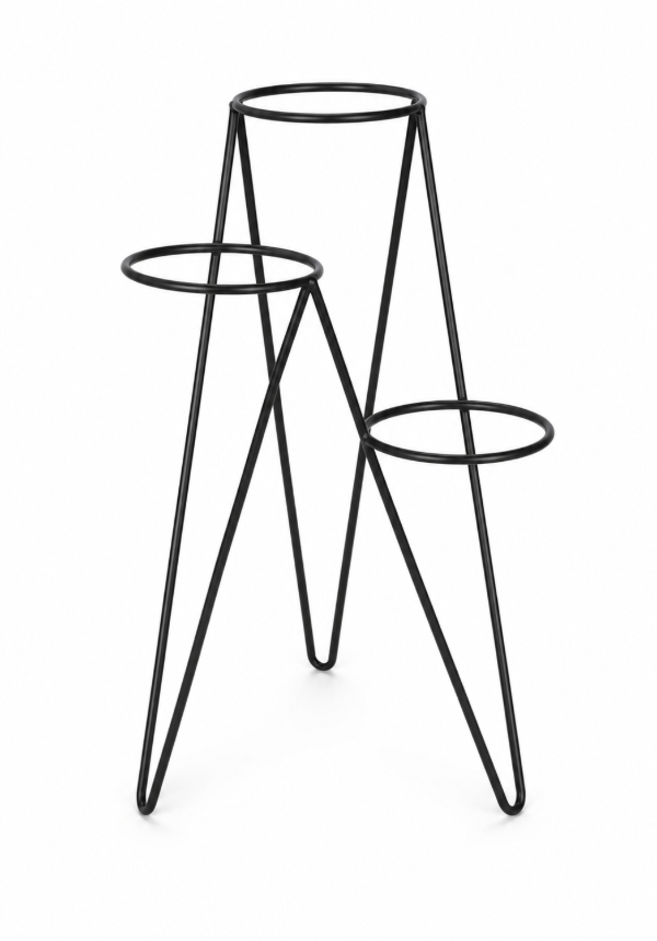 Producto - Portamaceta Metálico Triple Vertical 50cm -C03