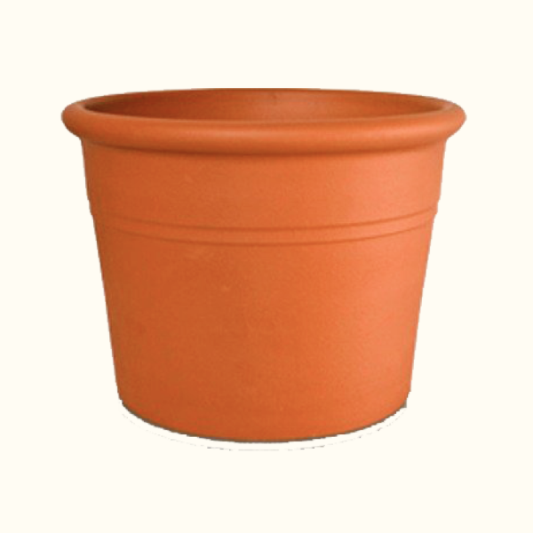 Producto - Cilindro con Borde Barro Terracota Marca Blum