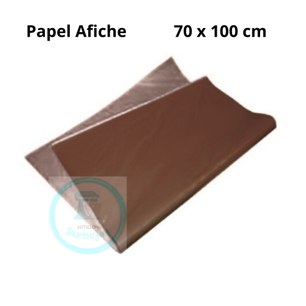 Producto - Papel Afiche Marrón 70 x 100 cm