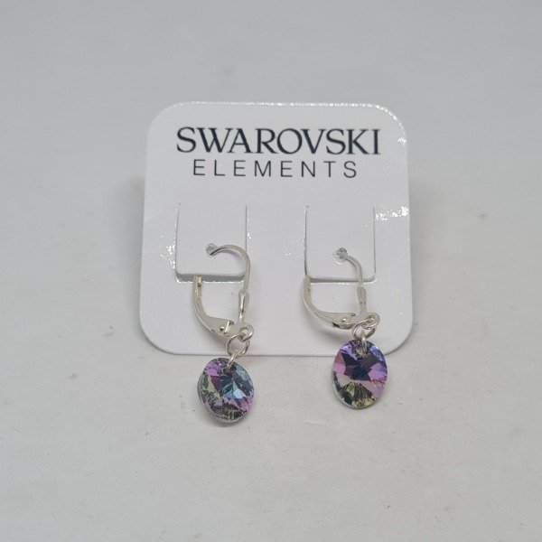 Producto - Aro brisura oval 10 Vitral Light Swarovski