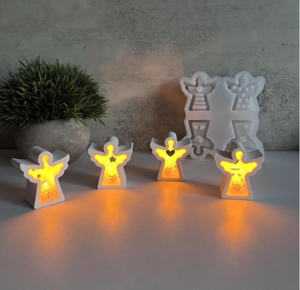 Producto - Molde angeles por 4 Bm3945