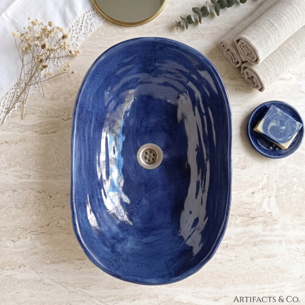 Producto - Bacha Ovalada Violeta 44 x 29cm