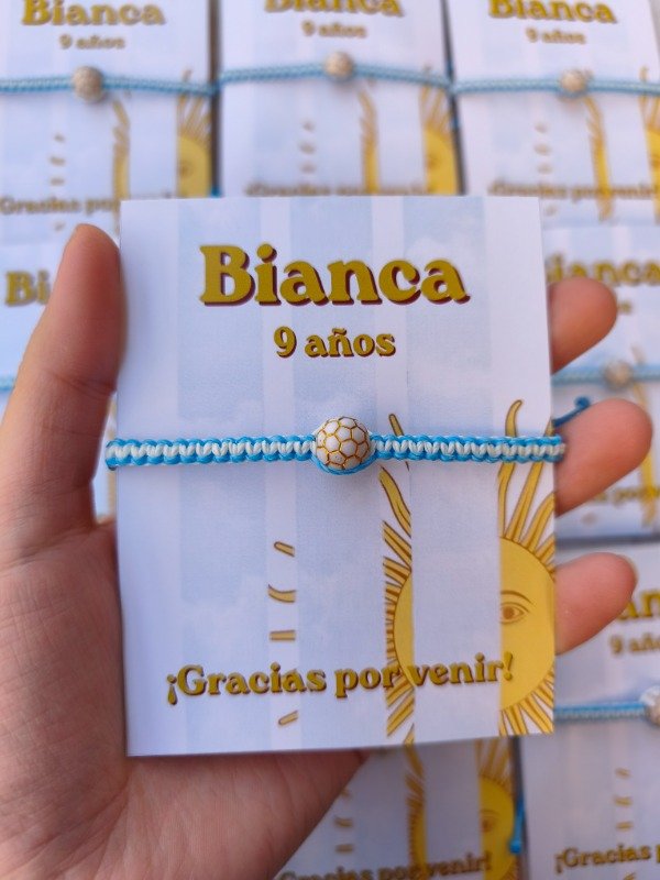 Producto - Pulseras Souvenirs Bandera Argentina
