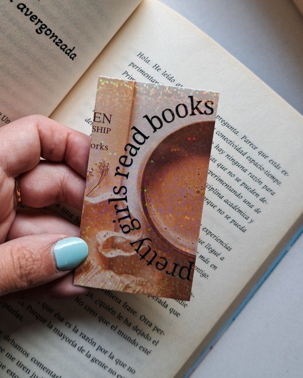 Producto - Marcapágina magnético holográfico - pretty girls read books