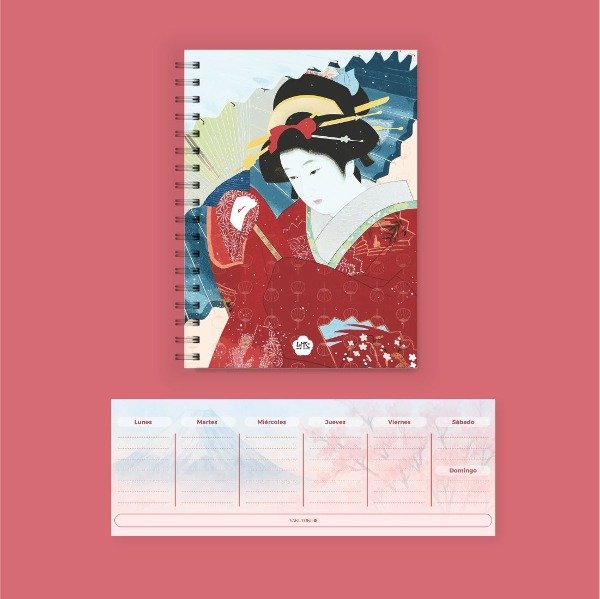 Producto - Combo Fuji: Cuaderno + Planner semanal
