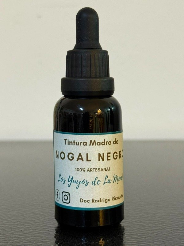 Producto - Tintura madre de nogal negro. Desparasitación, Los Yuyos de la Memé - 1