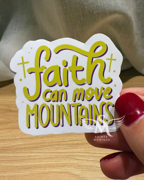 Producto - Faith can move mountains