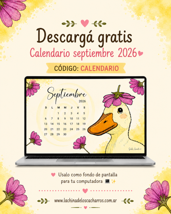 Producto - Calendario/wallpaper SEPTIEMBRE 2026 GRATUITO