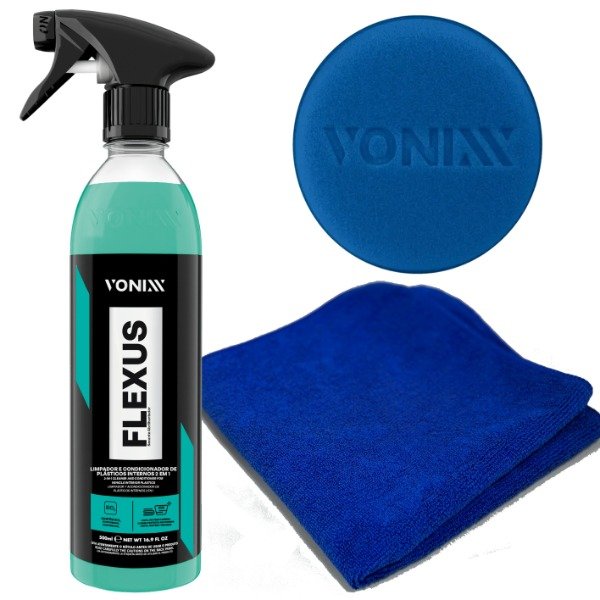 Producto - Combo Limpieza De Interiores Flexus Pad Microfibra Vonixx