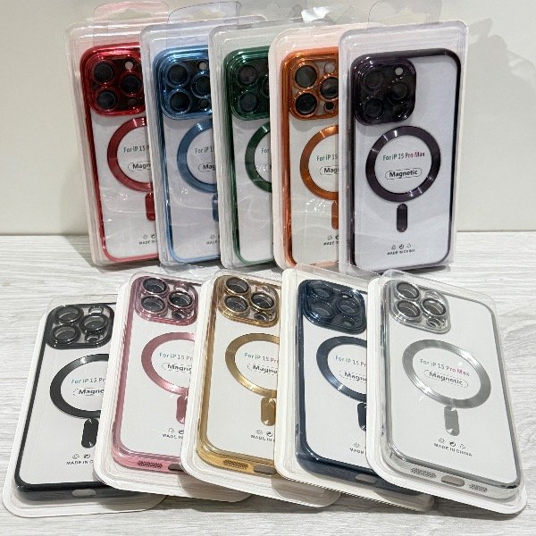 Producto - FUNDA MAGSAFE METALIZADA IPH 15 PRO MAX