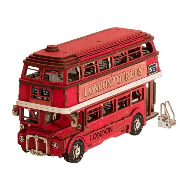 Producto - Robotime Rolife Colectivo Turístico de Londres (London Tour Bus) TGM02 - 0