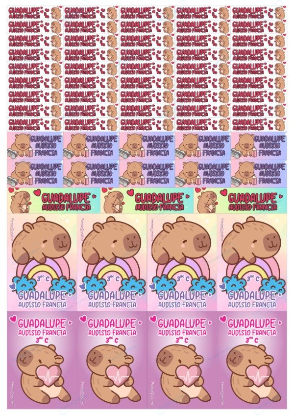 Producto - Etiquetas Escolares Personalizadas Envío Digital