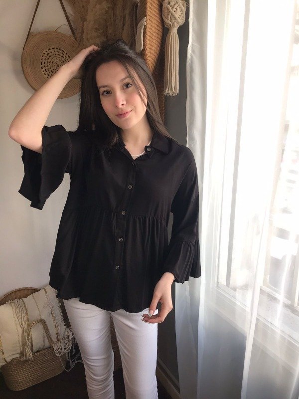 Camisa Mila Negra de Santa Bohemia