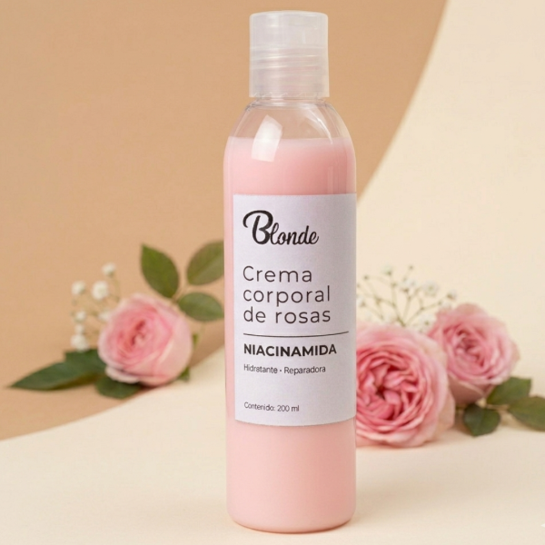 Producto - Crema Corporal de Rosas con Niacinamida 200 ml