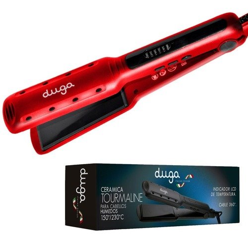 Producto - Plancha Profesional para Cabello Humedo y seco Duga Profesional D207