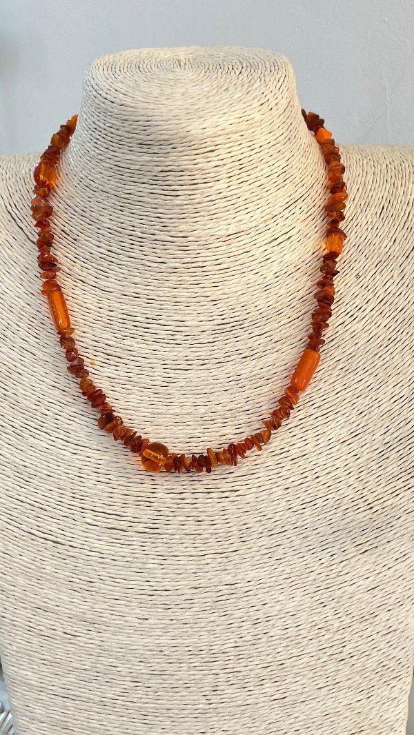 Producto - Collar Escallas naranja