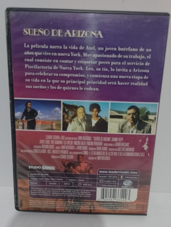 Producto - El sueño de Arizona (Arizona Dream - 1993) - DVD - 1