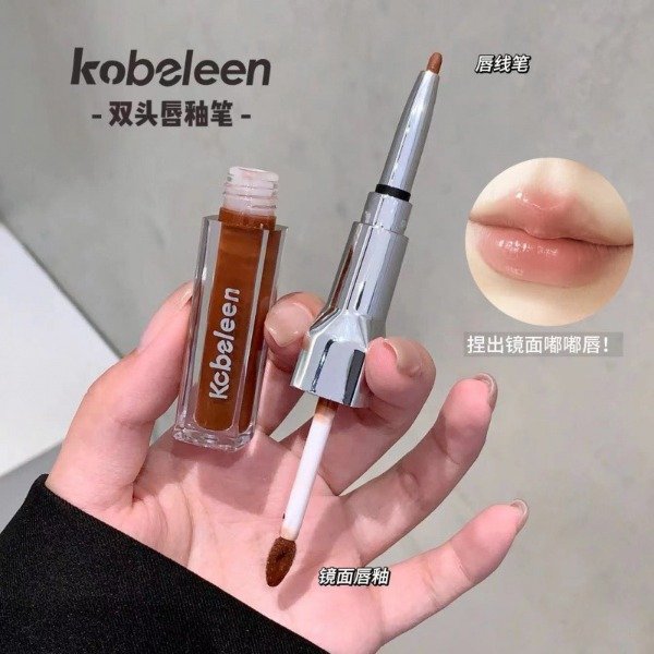 Producto - Labial doble gloss y delineador kobeleen