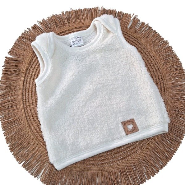 Producto - Chaleco corderito NATURAL