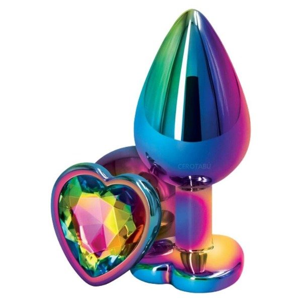 Producto - Plug anal medium tornasolado corazon