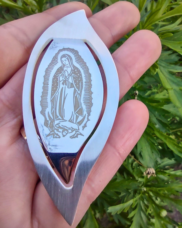 Producto - Señalador de metal Virgen de Guadalupe