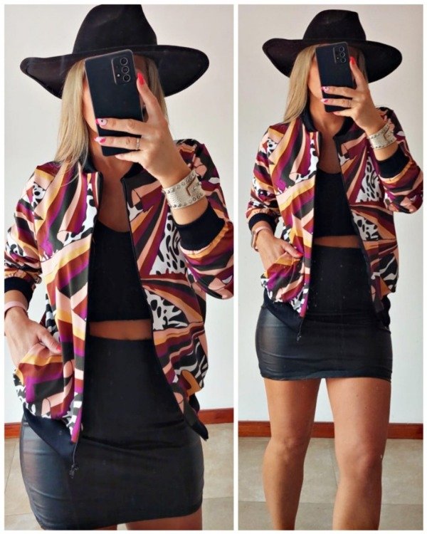 Producto - PREVENTA- Bomber CIRUELA