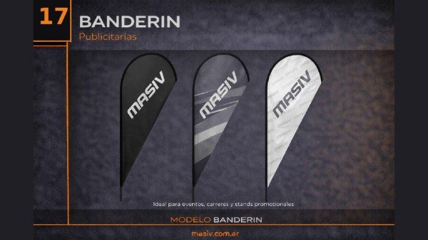 Producto - Banderines publicitarios