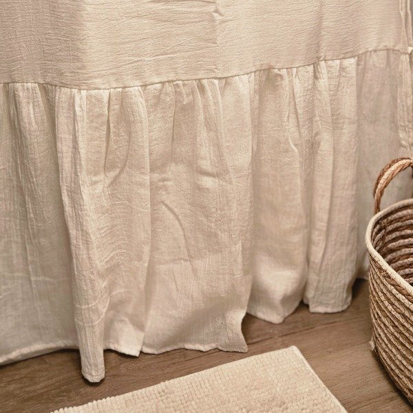 Producto - Cortina de baño  con volado gasa
