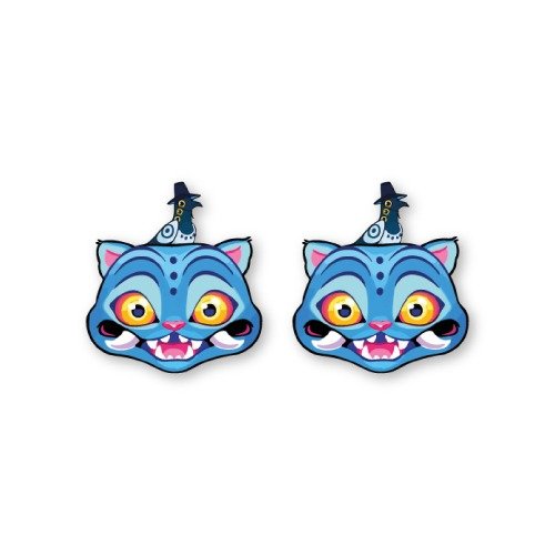 Producto - Aros pasantes - Pop hunter Tigre