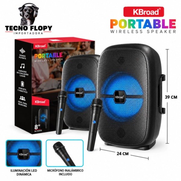 Producto - Parlante 8 plg con microfono 2290