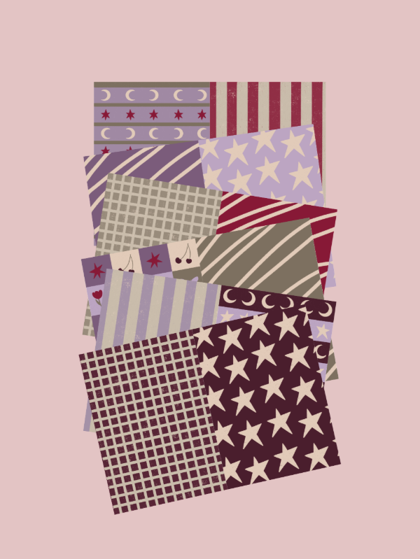 Producto - Set de Papeles Ilustrados x12