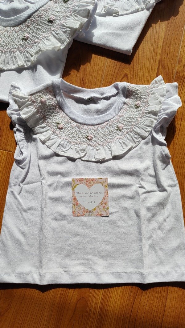 Producto - Remera CANDE ( bordado rosa claro) - 2