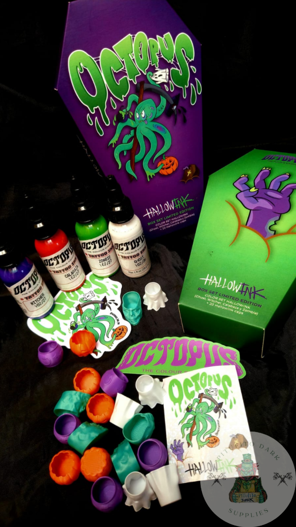 Producto - SET HALLOWINK Tintas Octopus